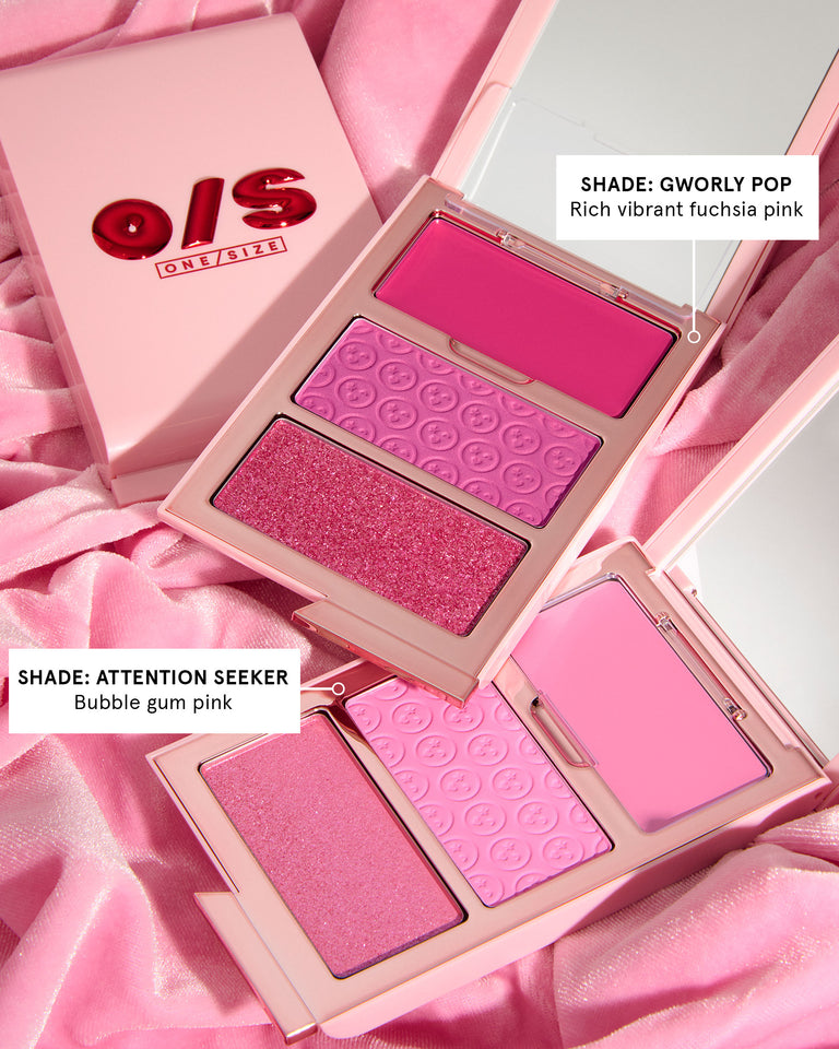 CHEEK CLAPPER 3D BLUSH TRIO GWORLY POP - ONE SIZE