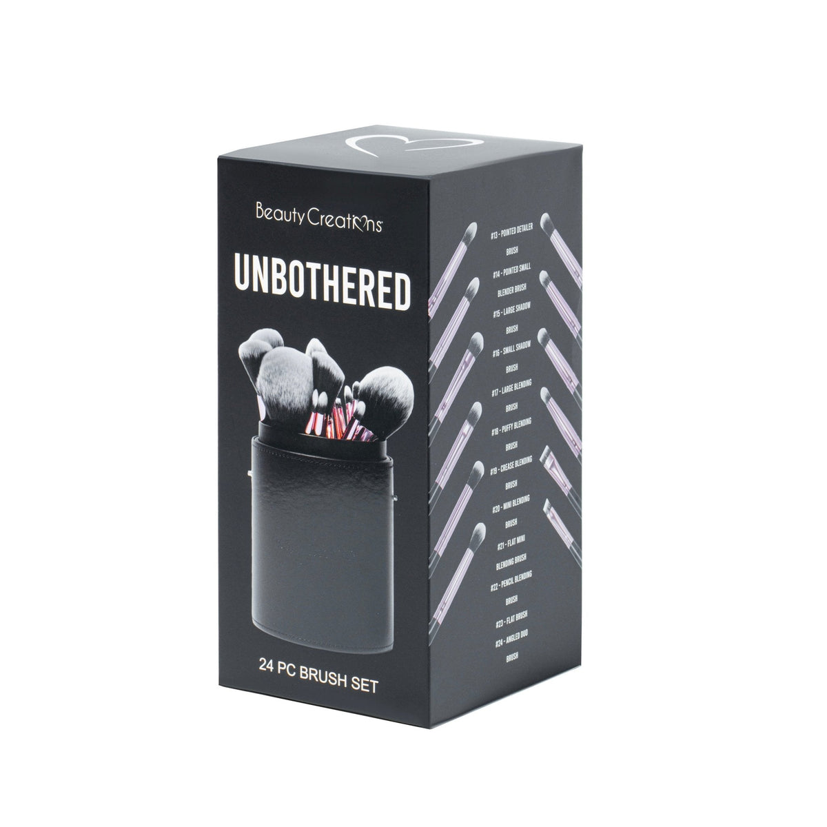 SET DE BROCHAS UNBOTHERED 24 PIEZAS BEAUTY CREATIONS