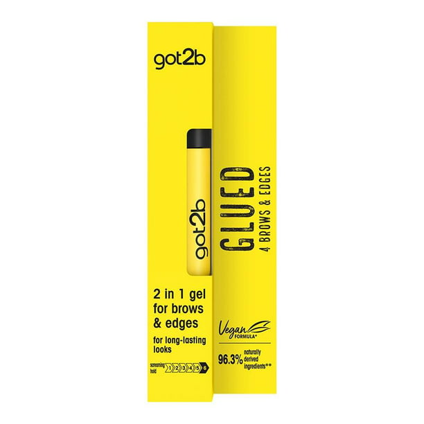 GLUED 4 BROWS & EDGES 2 IN 1 GEL - GOT2B