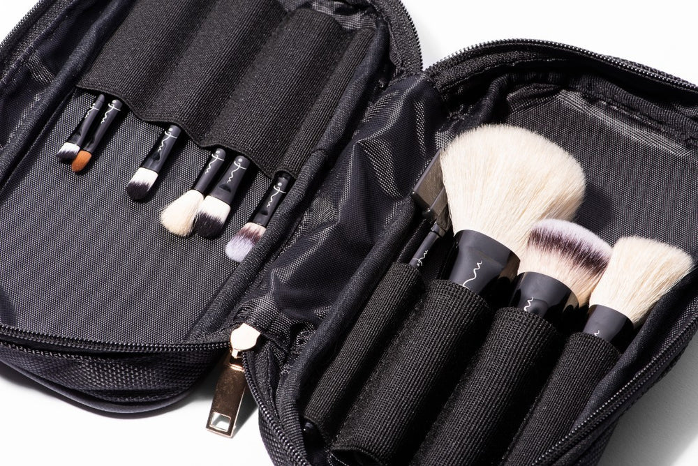 SET DE BROCHAS KIT AUTOMAQUILLAJE 10 PZAS - MARIFER COSMETICS