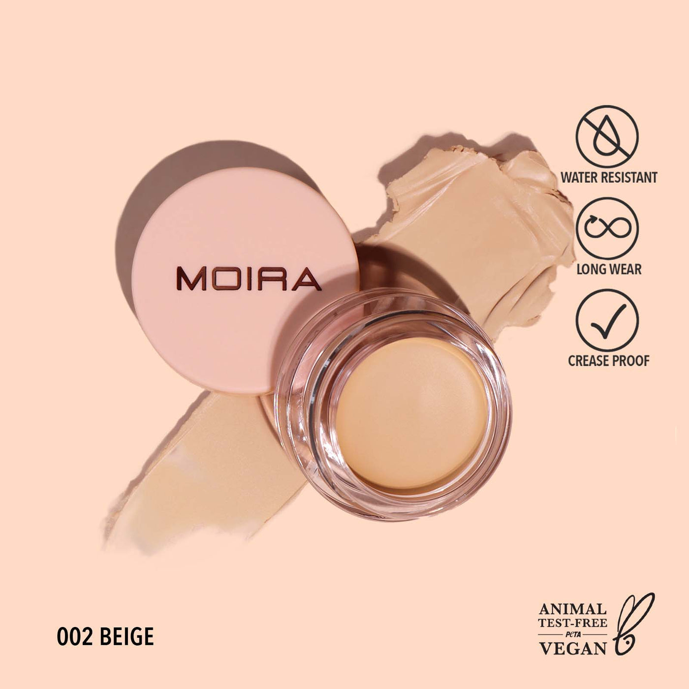 LASTING PRIMING CREAM SHADOW - MOIRA BEAUTY