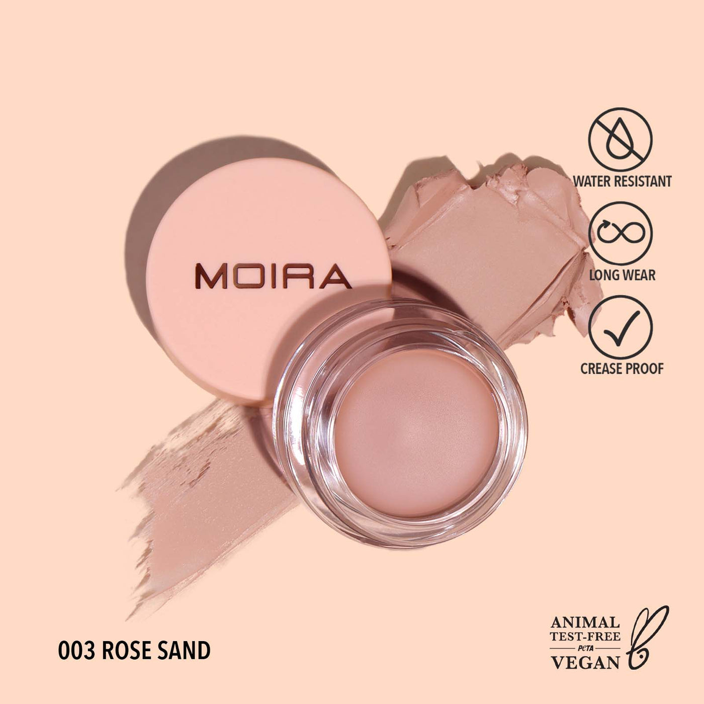 LASTING PRIMING CREAM SHADOW - MOIRA BEAUTY