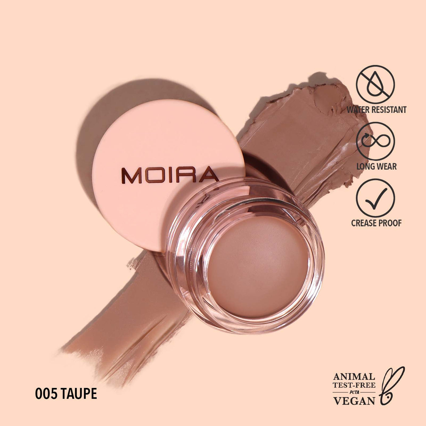 LASTING PRIMING CREAM SHADOW - MOIRA BEAUTY