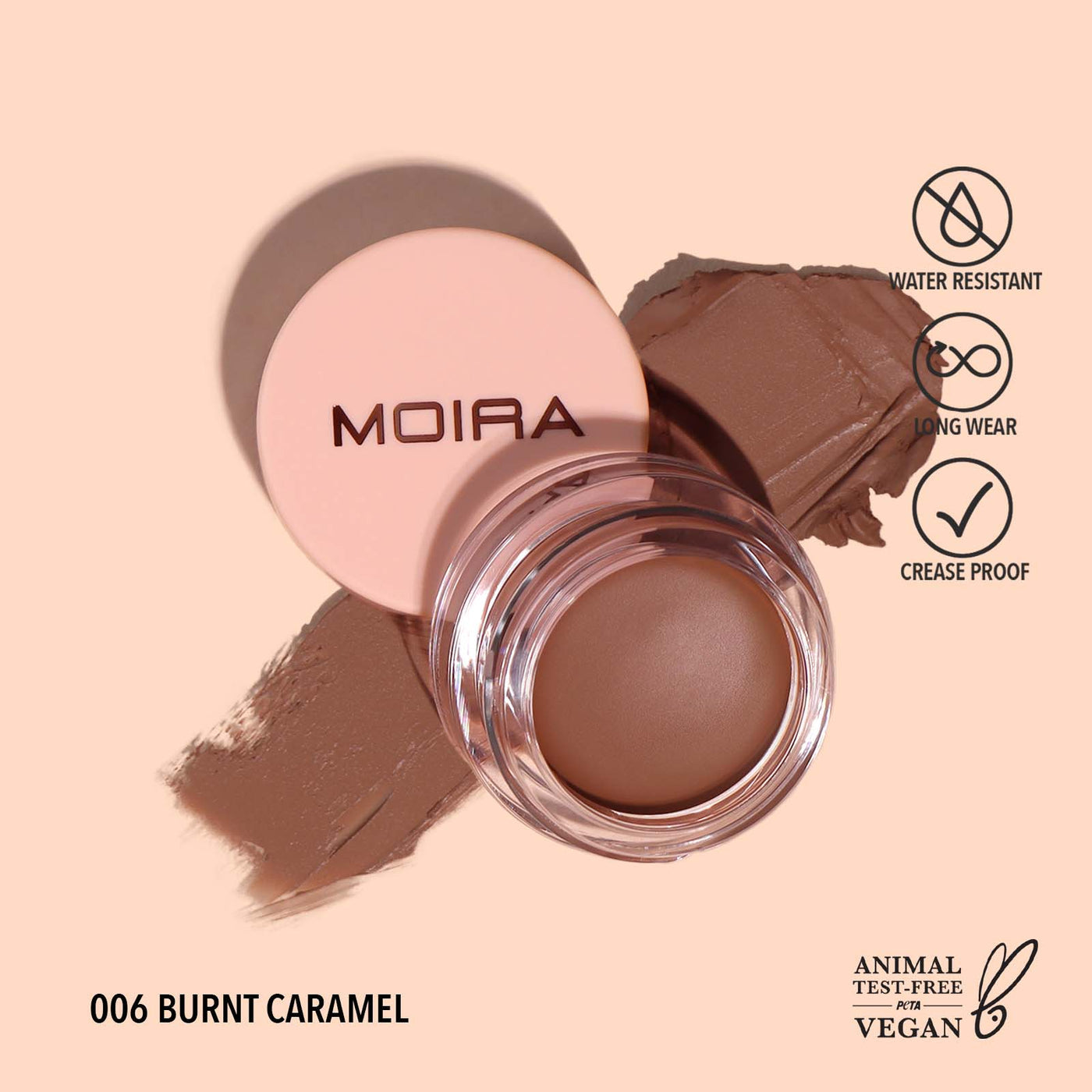 LASTING PRIMING CREAM SHADOW - MOIRA BEAUTY