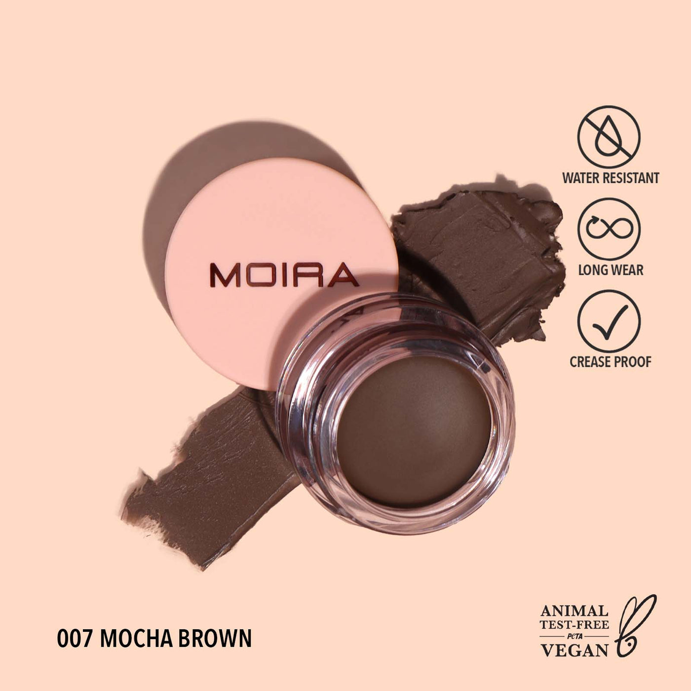 LASTING PRIMING CREAM SHADOW - MOIRA BEAUTY