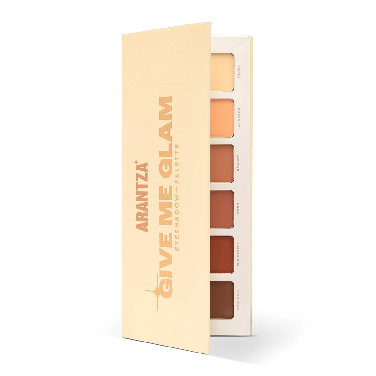 PALETA DE SOMBRAS GIVE ME GLAM ARANTZA COSMETICS