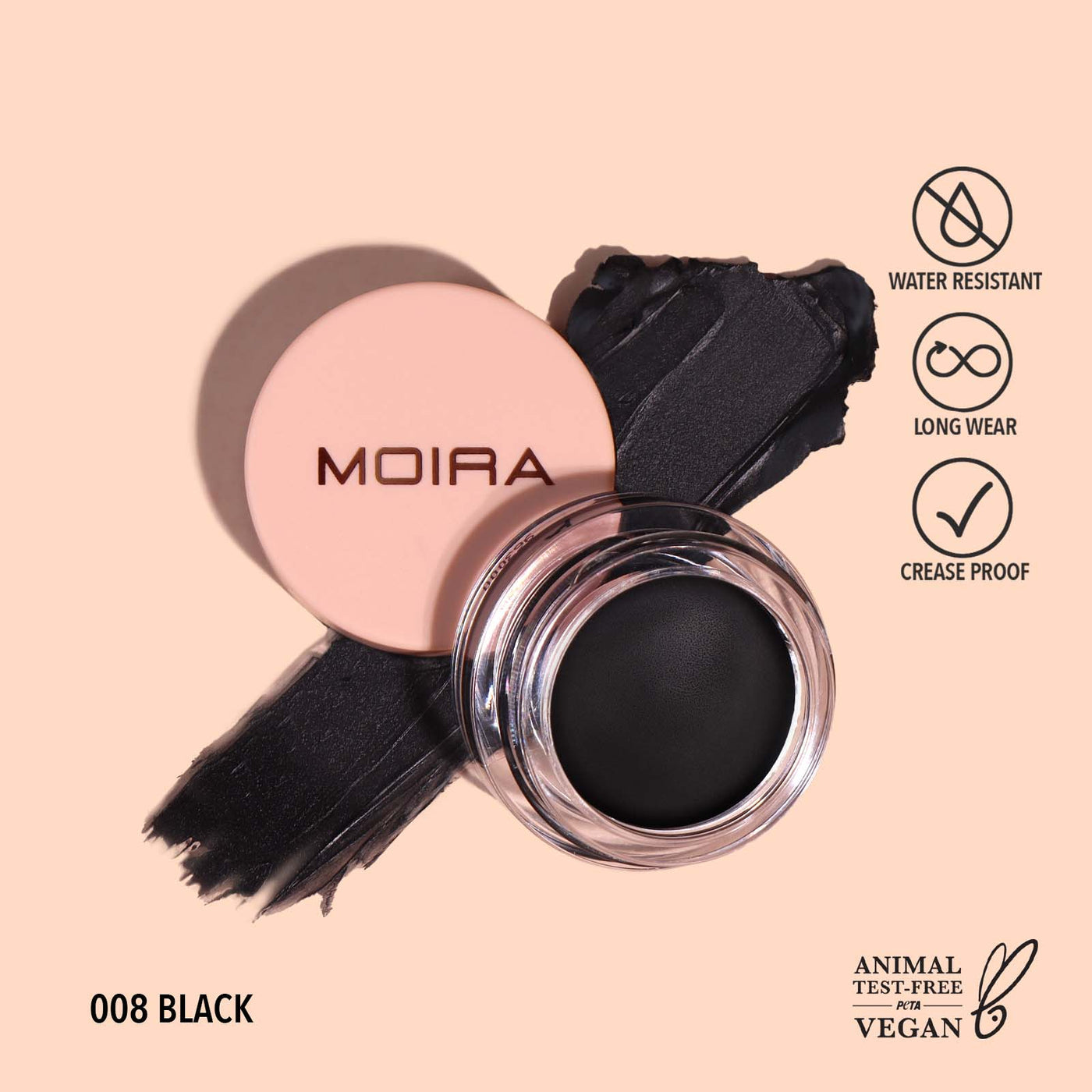 LASTING PRIMING CREAM SHADOW - MOIRA BEAUTY