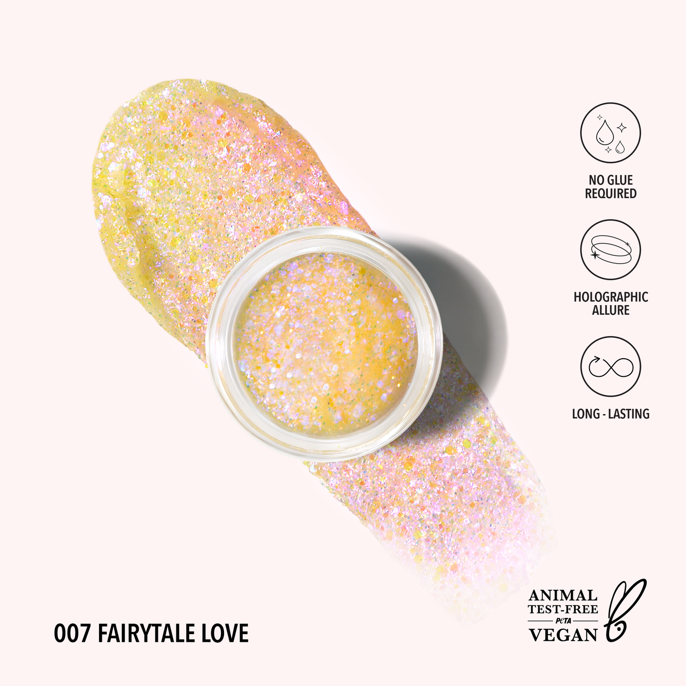 HOLOGRAM GLITTER GEL - MOIRA BEAUTY