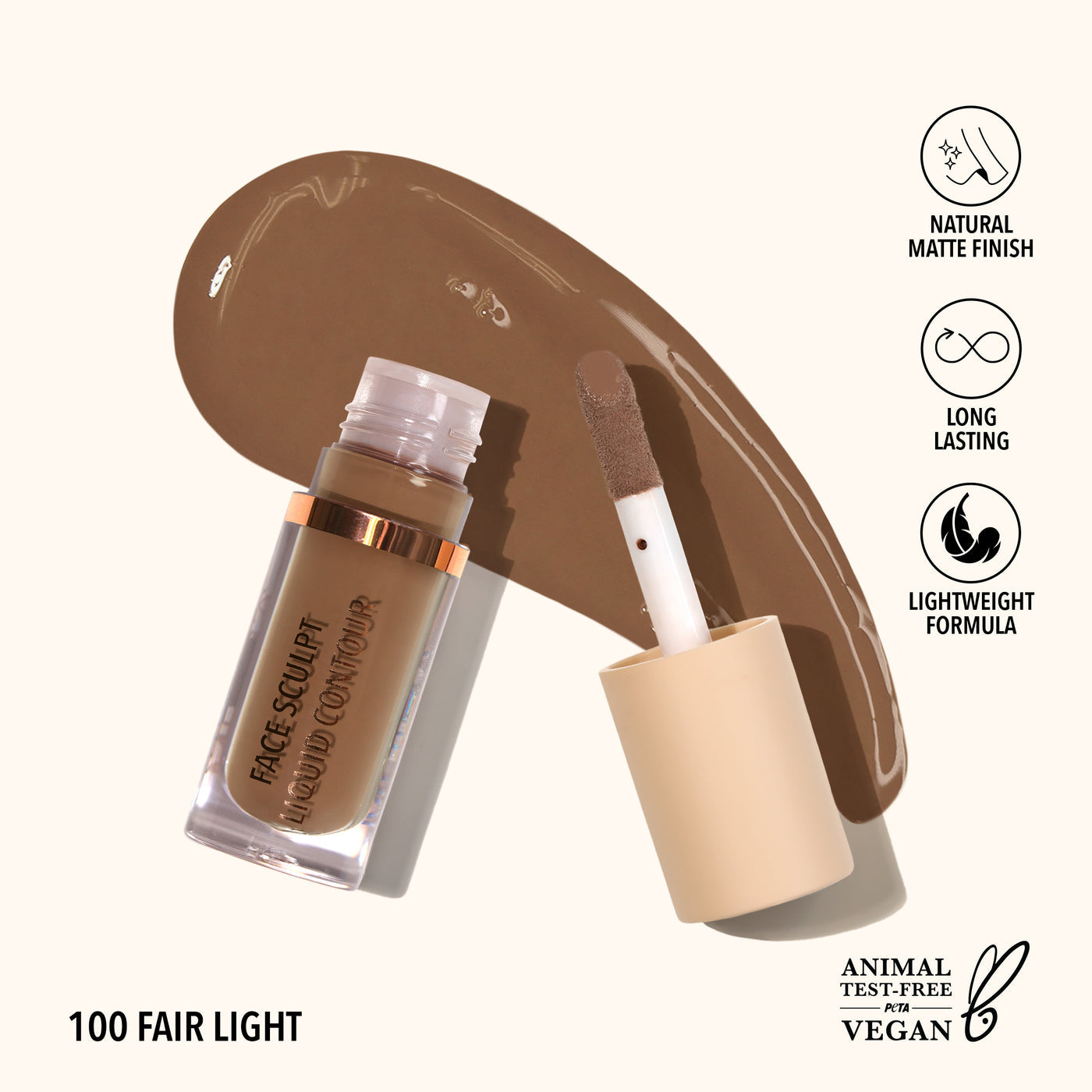 FACE SCULPT CONTORNO LIQUIDO - MOIRA BEAUTY
