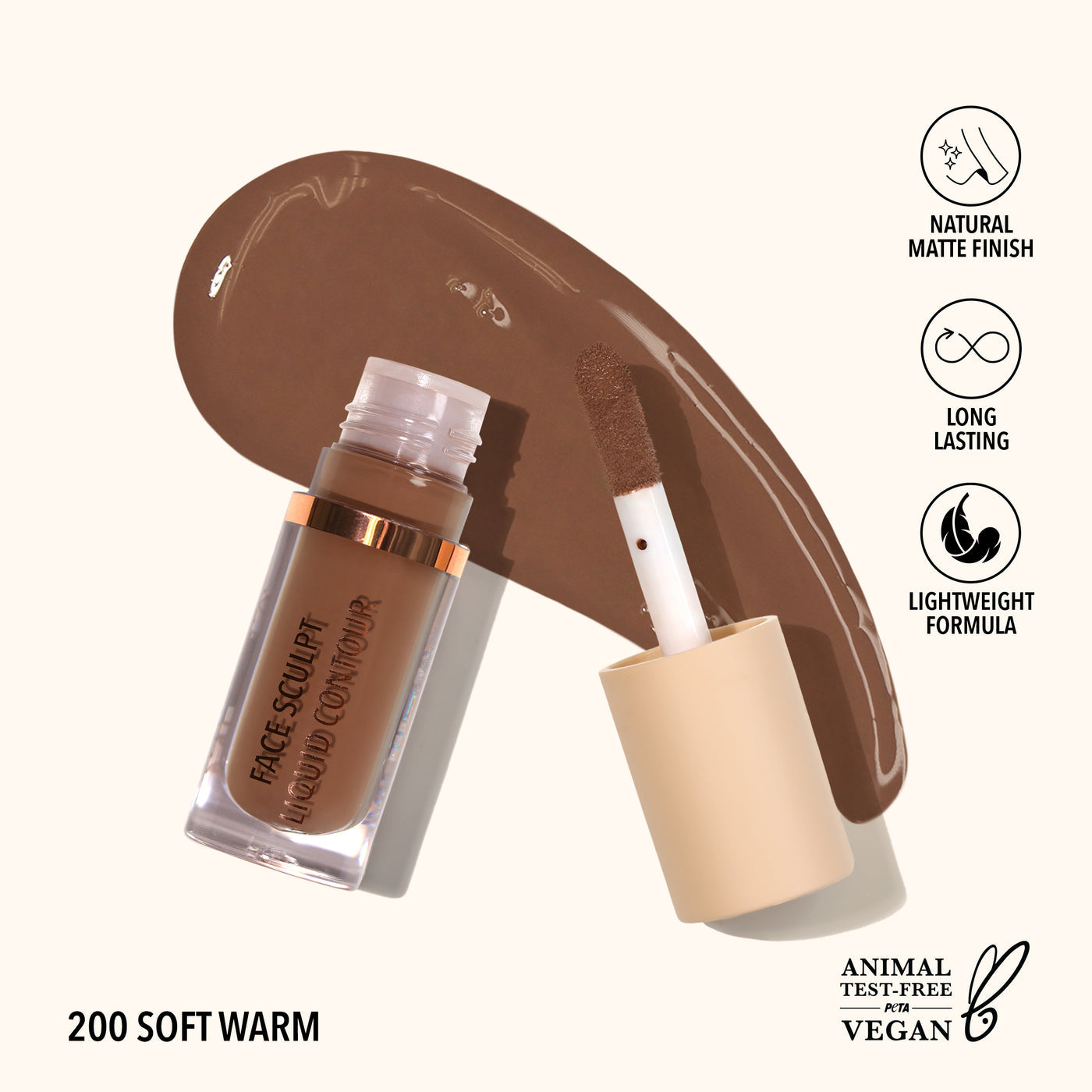 FACE SCULPT CONTORNO LIQUIDO - MOIRA BEAUTY