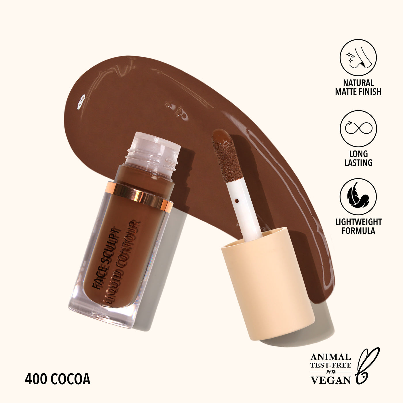 FACE SCULPT CONTORNO LIQUIDO - MOIRA BEAUTY