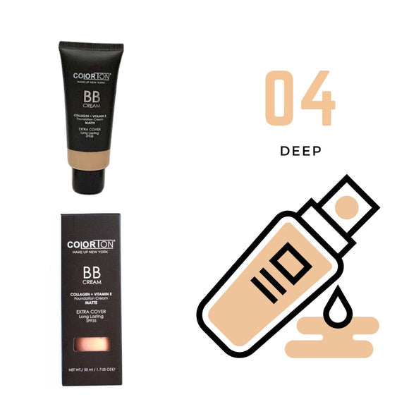 BB CREAM BASE DE ALTA COBERTURA CON COLÁGENO + VITAMINA E (C113) - COLORTON