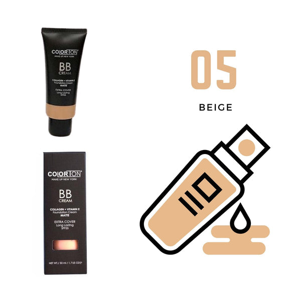 BB CREAM BASE DE ALTA COBERTURA CON COLÁGENO + VITAMINA E (C113) - COLORTON