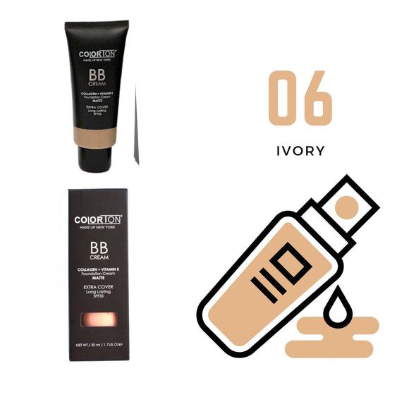 BB CREAM BASE DE ALTA COBERTURA CON COLÁGENO + VITAMINA E (C113) - COLORTON