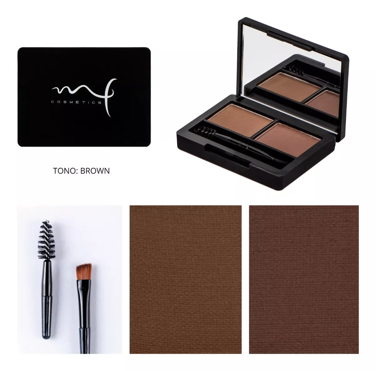 SOMBRA PRA CEJA DUO BROWN SHADOW - MARIFER COSMETICS