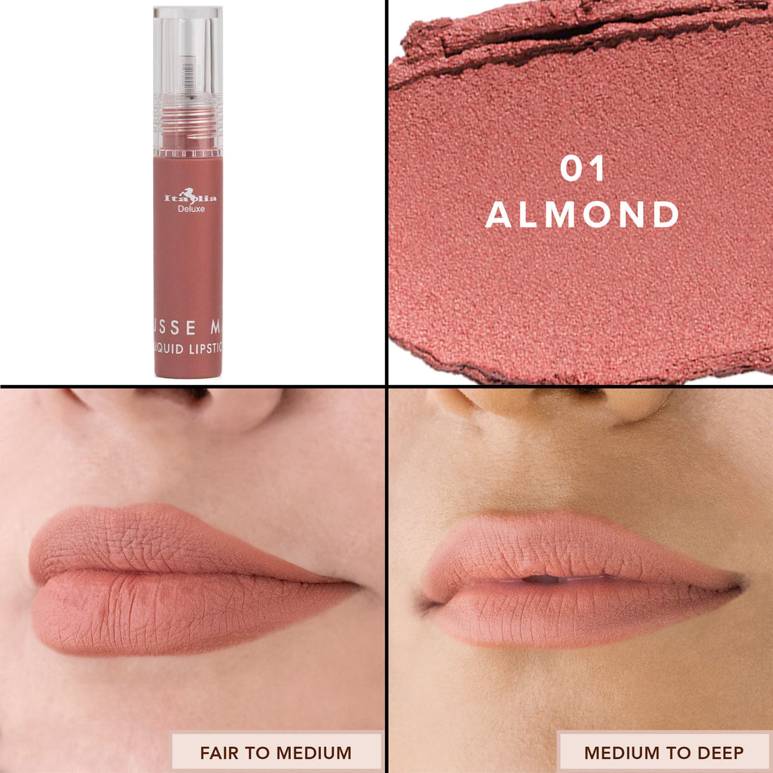 MOUSSE MATTE LIQUID LIPSTICK - ITALIA DELUXE