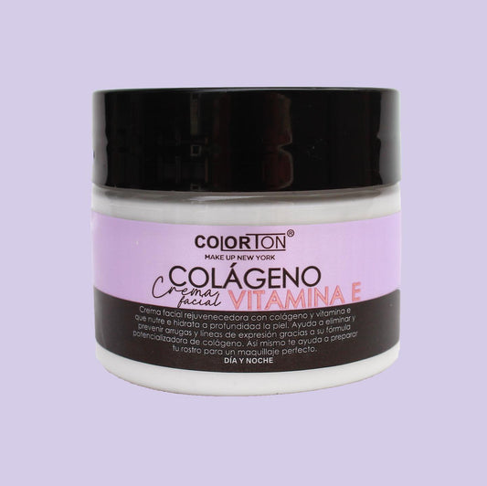 CREMA FACIAL DE COLÁGENO Y VITAMINA E - COLORTON