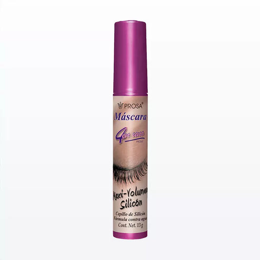 MASCARA PARA PESTAÑAS MAXI VOLUMEN SILICON 13 GR - PROSA 4 EN 1