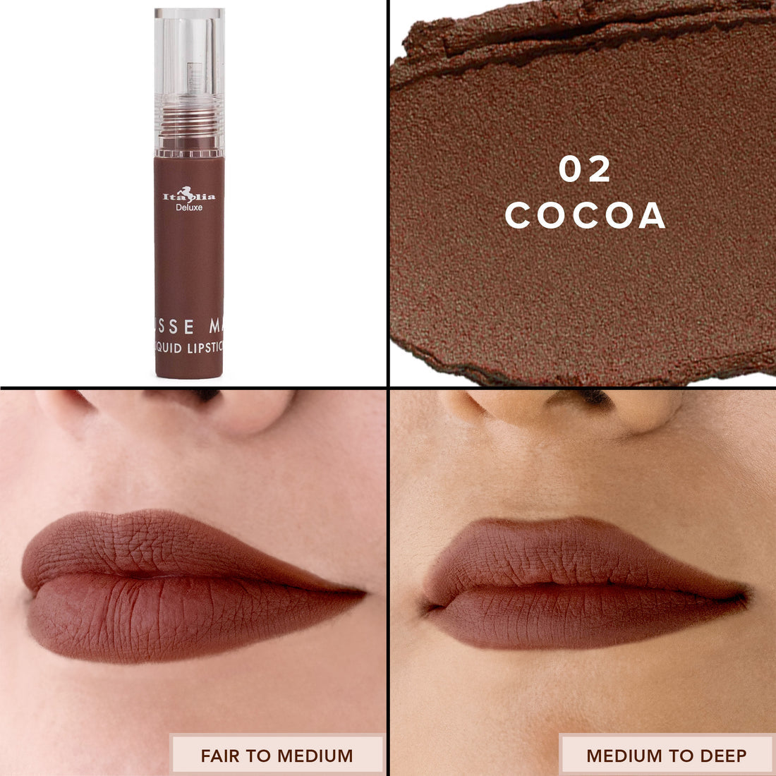 MOUSSE MATTE LIQUID LIPSTICK - ITALIA DELUXE