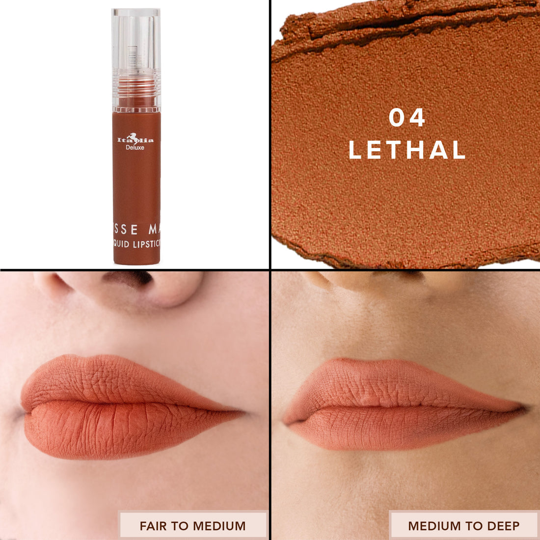 MOUSSE MATTE LIQUID LIPSTICK - ITALIA DELUXE
