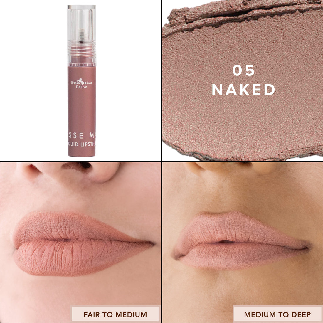 MOUSSE MATTE LIQUID LIPSTICK - ITALIA DELUXE