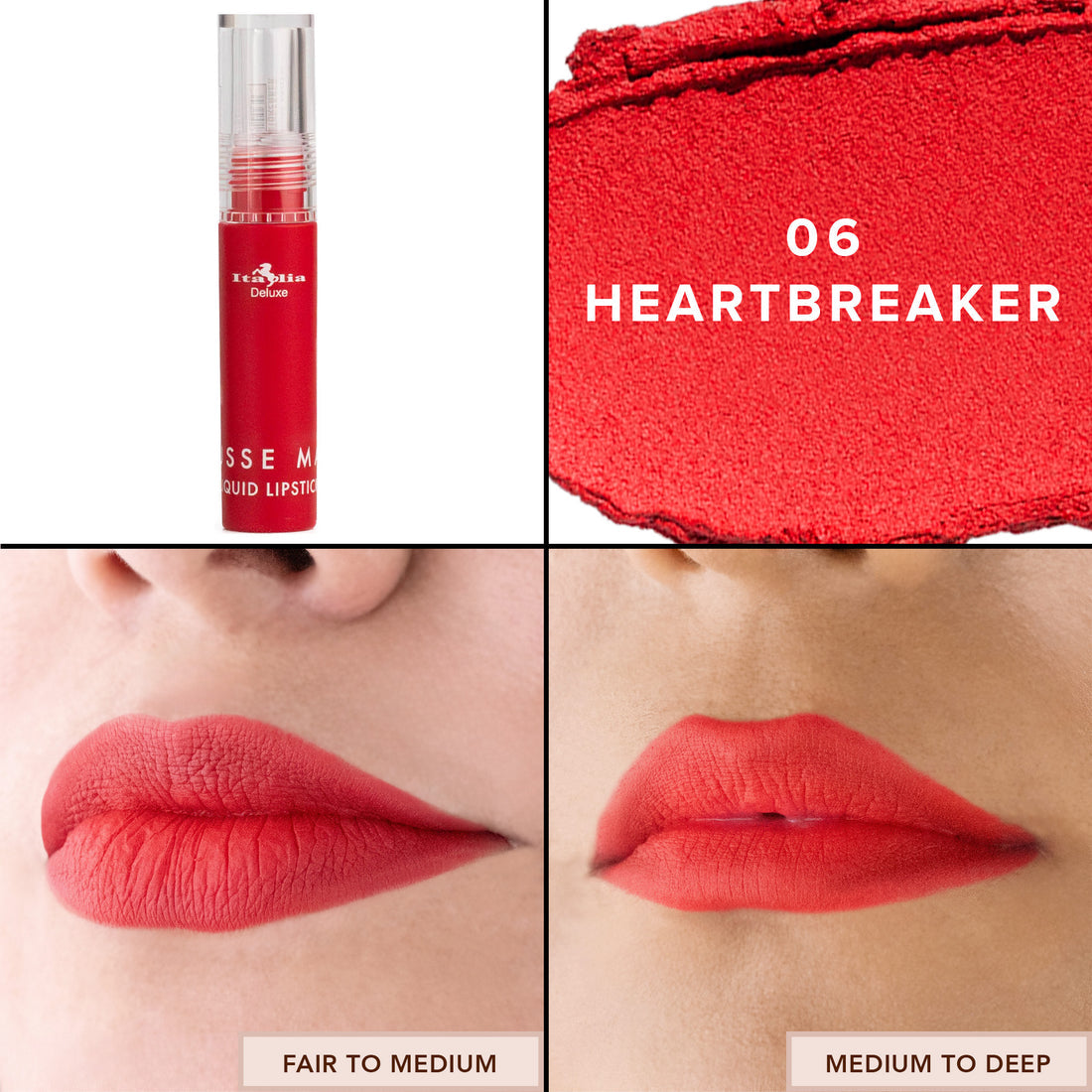 MOUSSE MATTE LIQUID LIPSTICK - ITALIA DELUXE