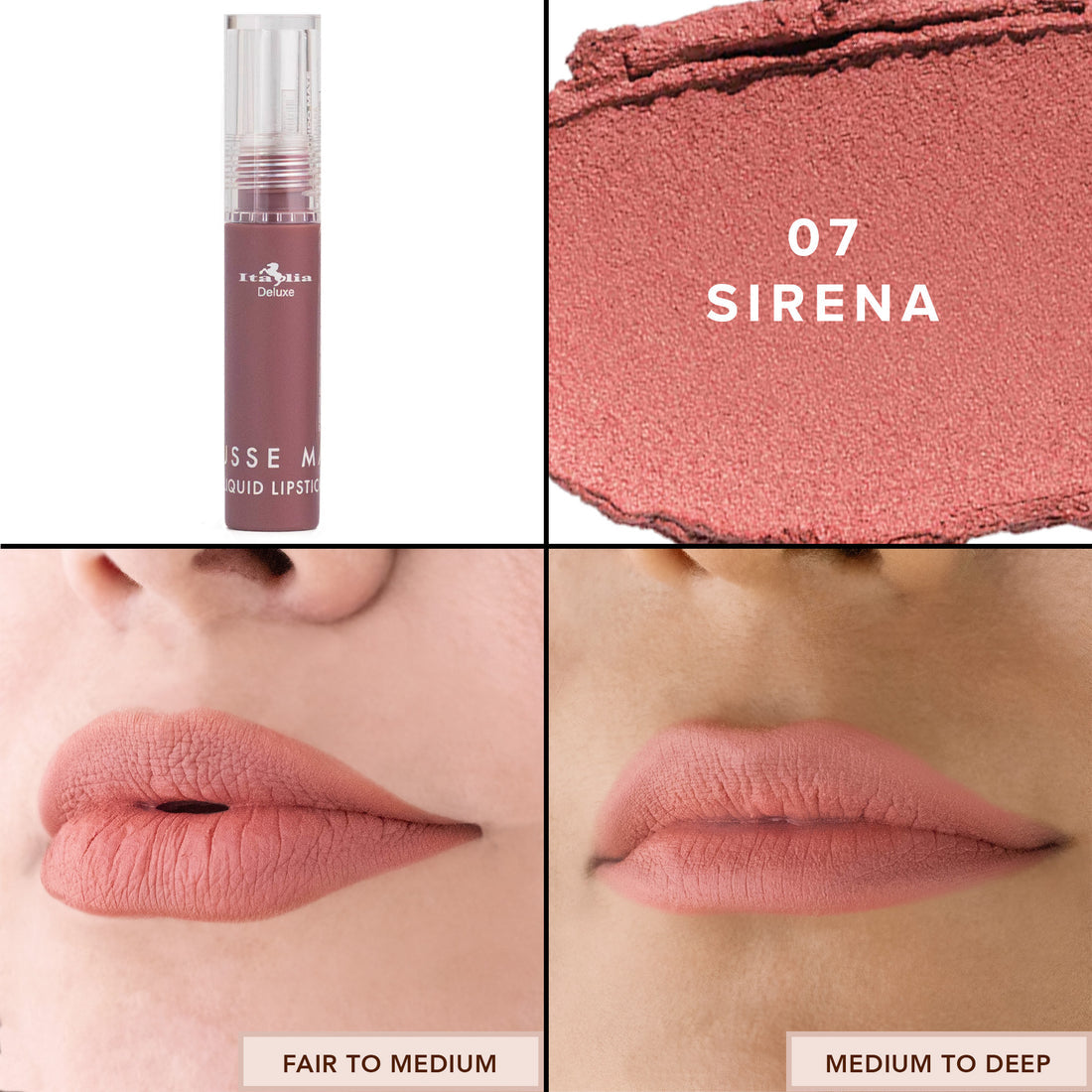 MOUSSE MATTE LIQUID LIPSTICK - ITALIA DELUXE