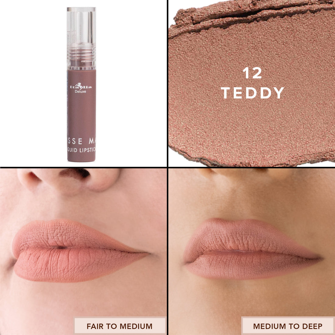 MOUSSE MATTE LIQUID LIPSTICK - ITALIA DELUXE