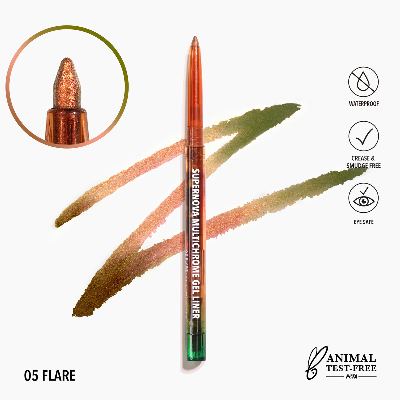 SUPERNOVA MULTICHROME GEL LINER - MOIRA BEAUTY