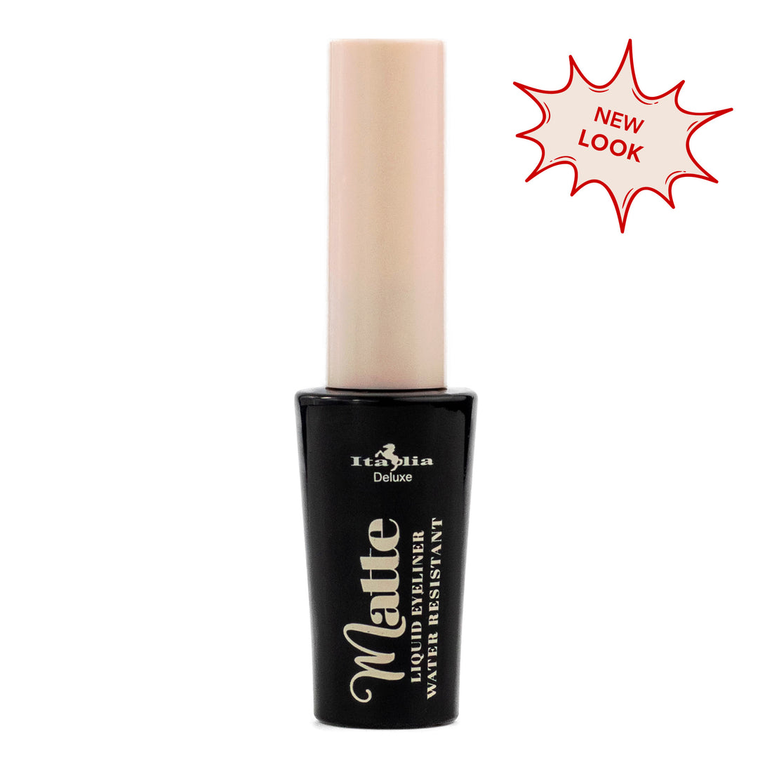 DELINEADOR OJOS MATTE BLACK LIQUID EYELINER - ITALIA DELUXE