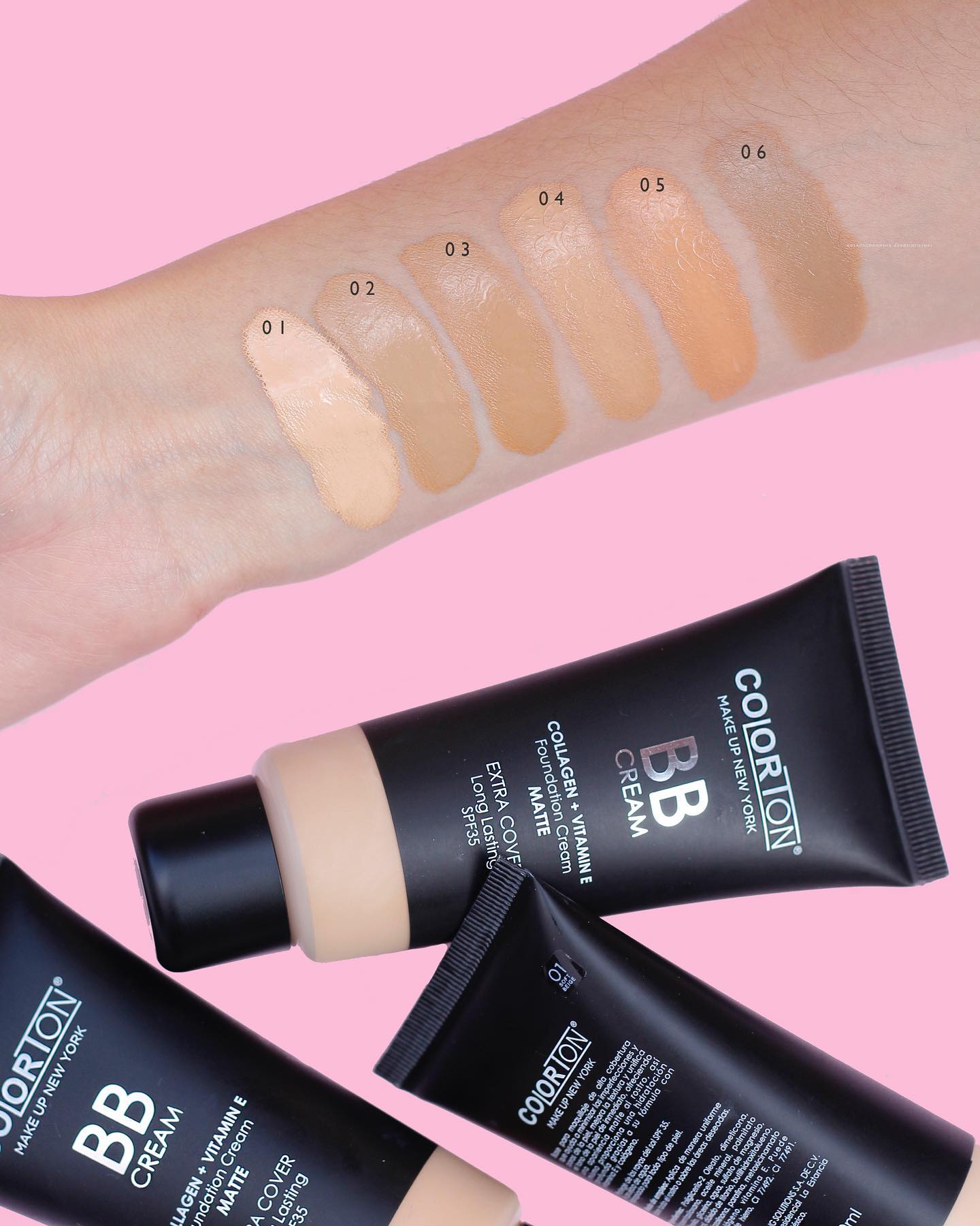 BB CREAM BASE DE ALTA COBERTURA CON COLÁGENO + VITAMINA E (C113) - COLORTON