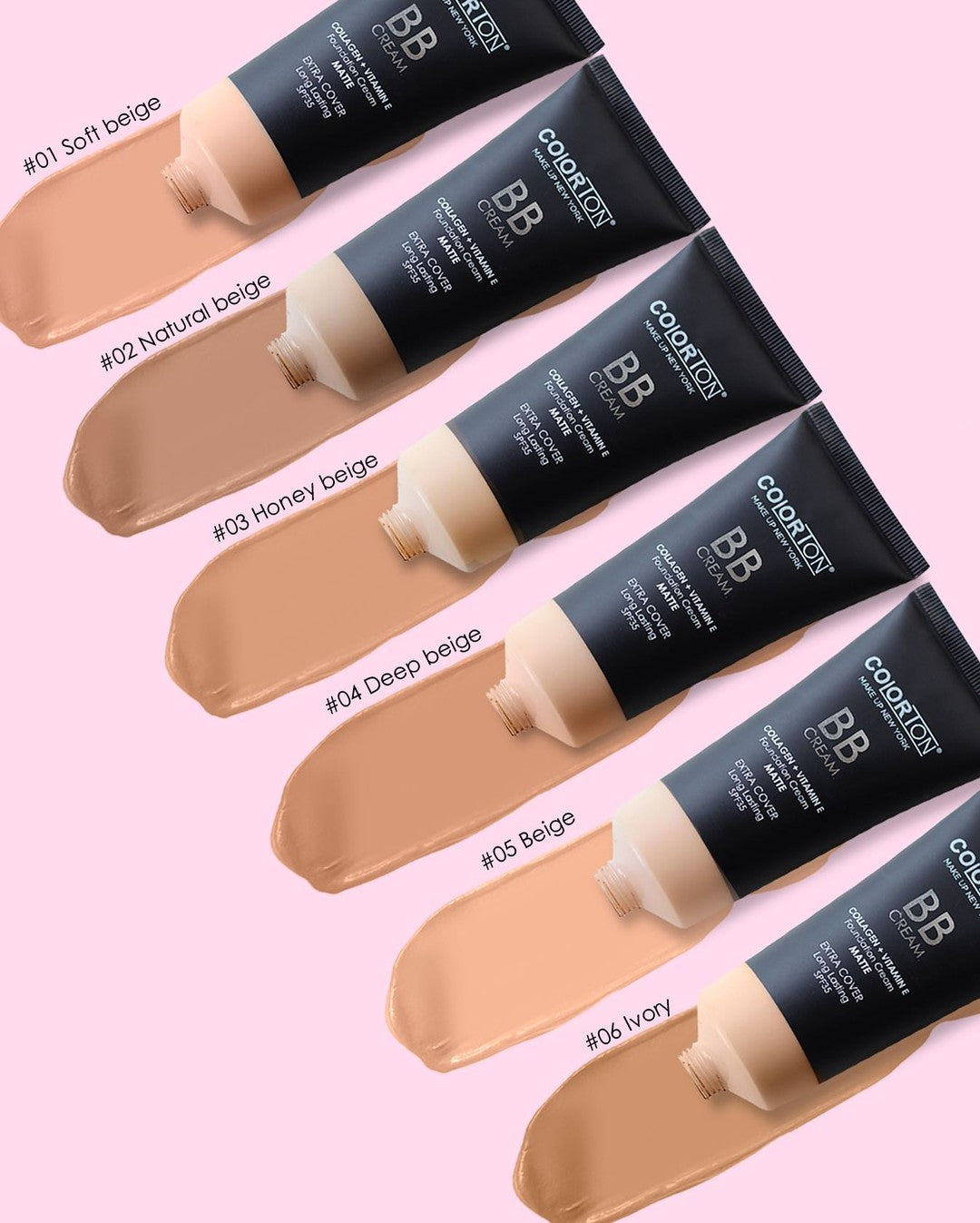 BB CREAM BASE DE ALTA COBERTURA CON COLÁGENO + VITAMINA E (C113) - COLORTON