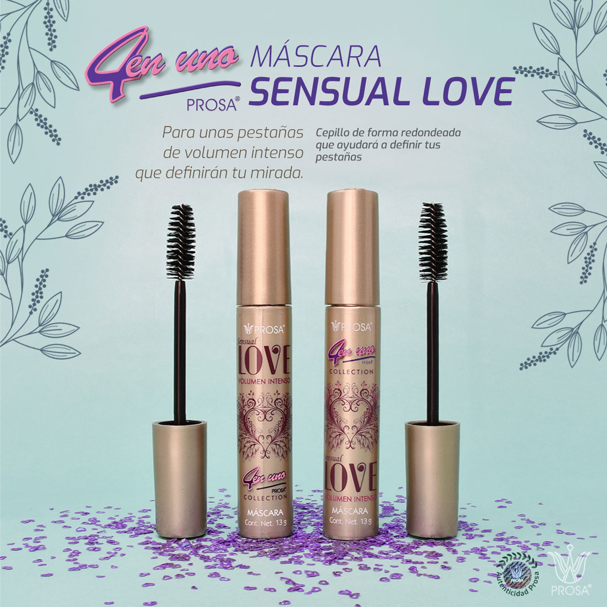 MASCARA PARA PESTAÑAS SENSUAL LOVE 13 G - PROSA 4 EN 1