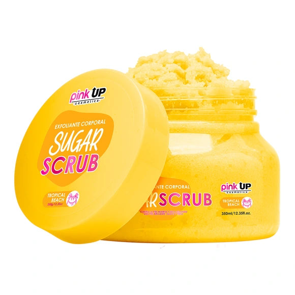 SUGAR SCRUB TROPICAL BEACH PINK UP
