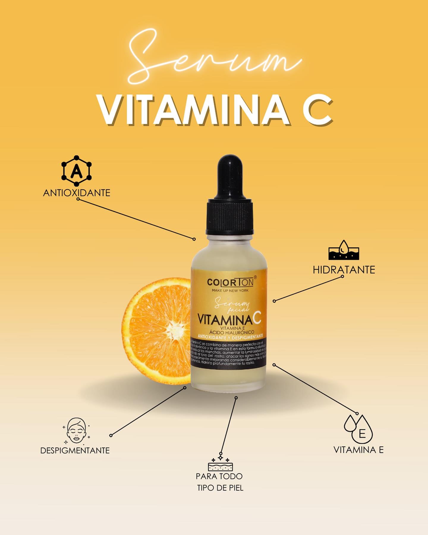 SERUM VITAMINA C 30 ML - COLORTON