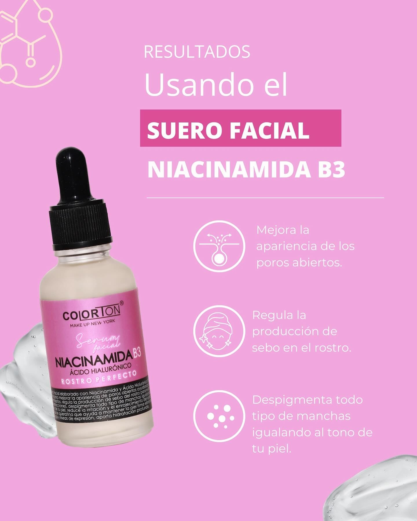 SERUM FACIAL NIACINAMIDA B3 - COLORTON