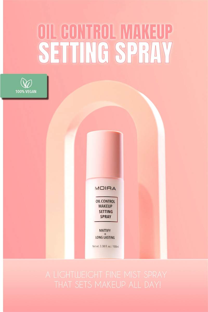 OIL CONTROL MAKE UP SETTING SPRAY - MOIRA BEAUT
