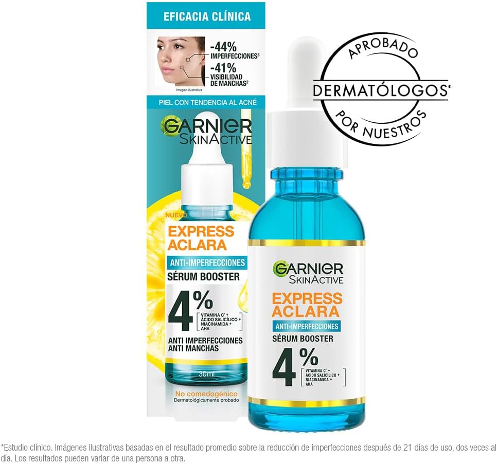 SERUM BOOSTER ANTI IMPERFECCIONES ANTI MANCHAS EXPRESS ACLARA 30 ML - GARNIER