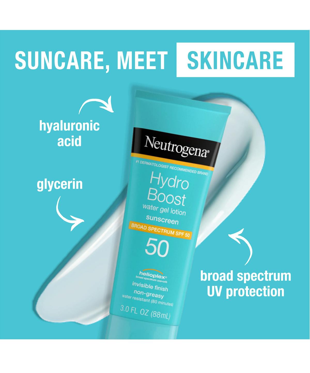 PROTECTOR SOLAR HYDRO BOOST WATER GEL LOTION SPF50 88 ML - NEUTROGENA