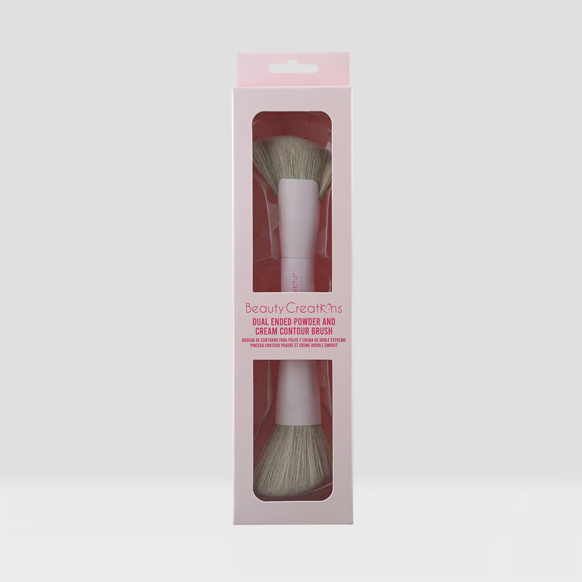 BROCHA DOBLE PARA CONTORNO POLVO Y CREMA BEAUTY CREATIONS