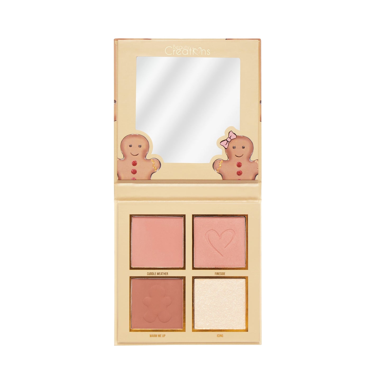 PALETA DE ROSTRO FACE QUAD LET'S GET COZY - BEAUTY CREATIONS
