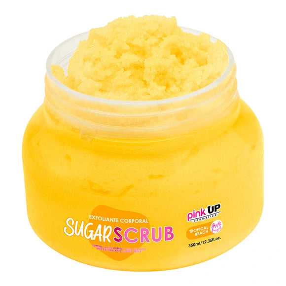 SUGAR SCRUB TROPICAL BEACH PINK UP