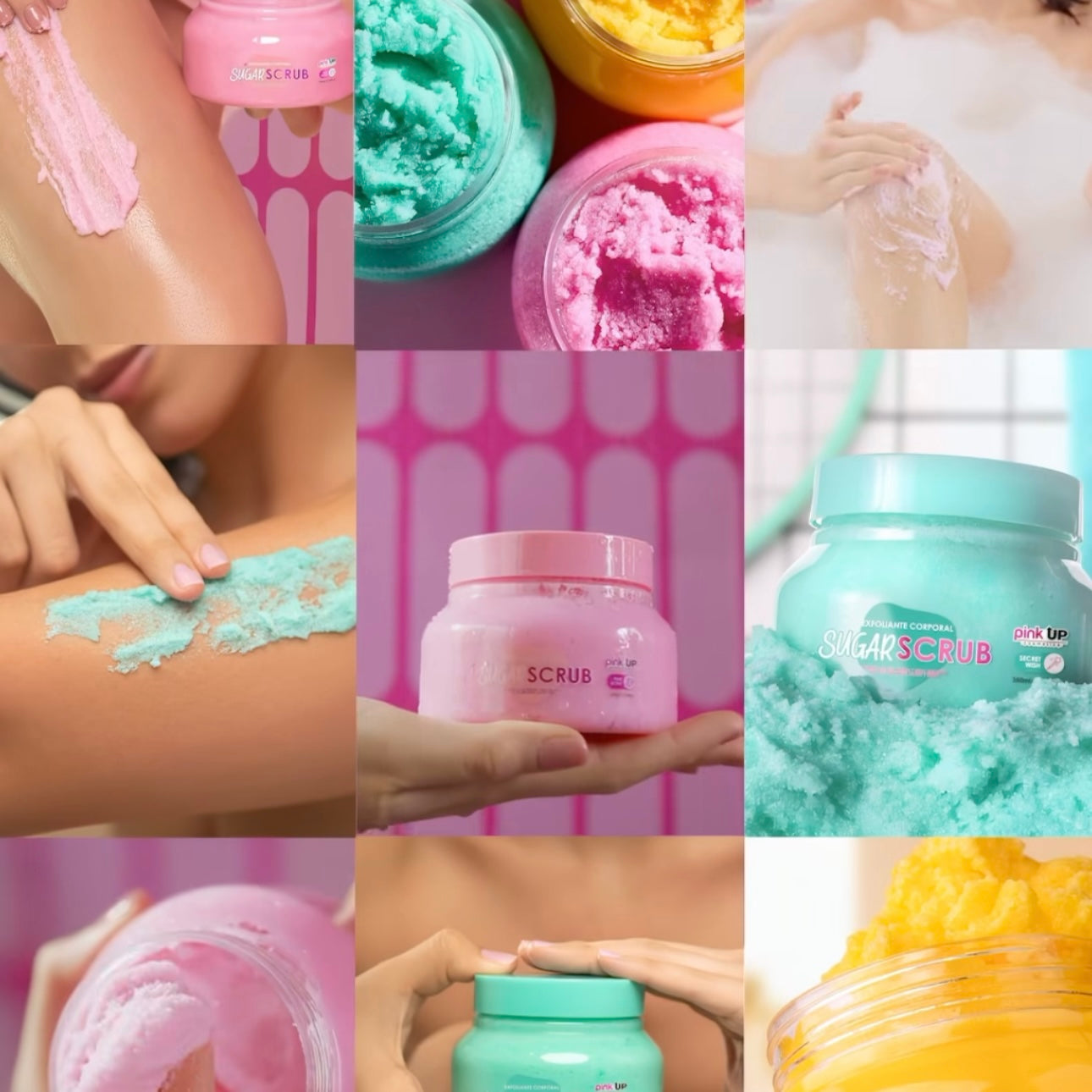 SUGAR SCRUB TROPICAL BEACH PINK UP