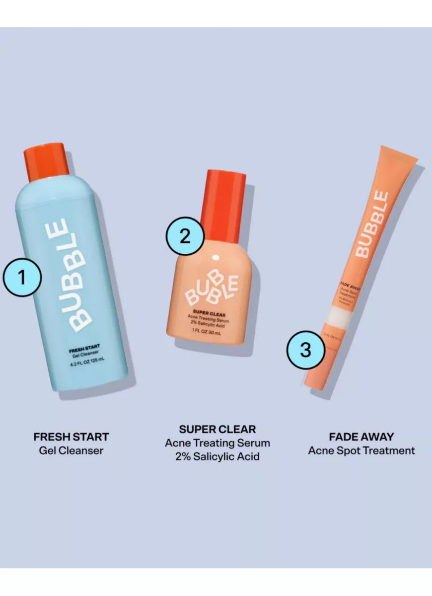 ACNE TREATMENT KIT - BUBBLE SKINCARE