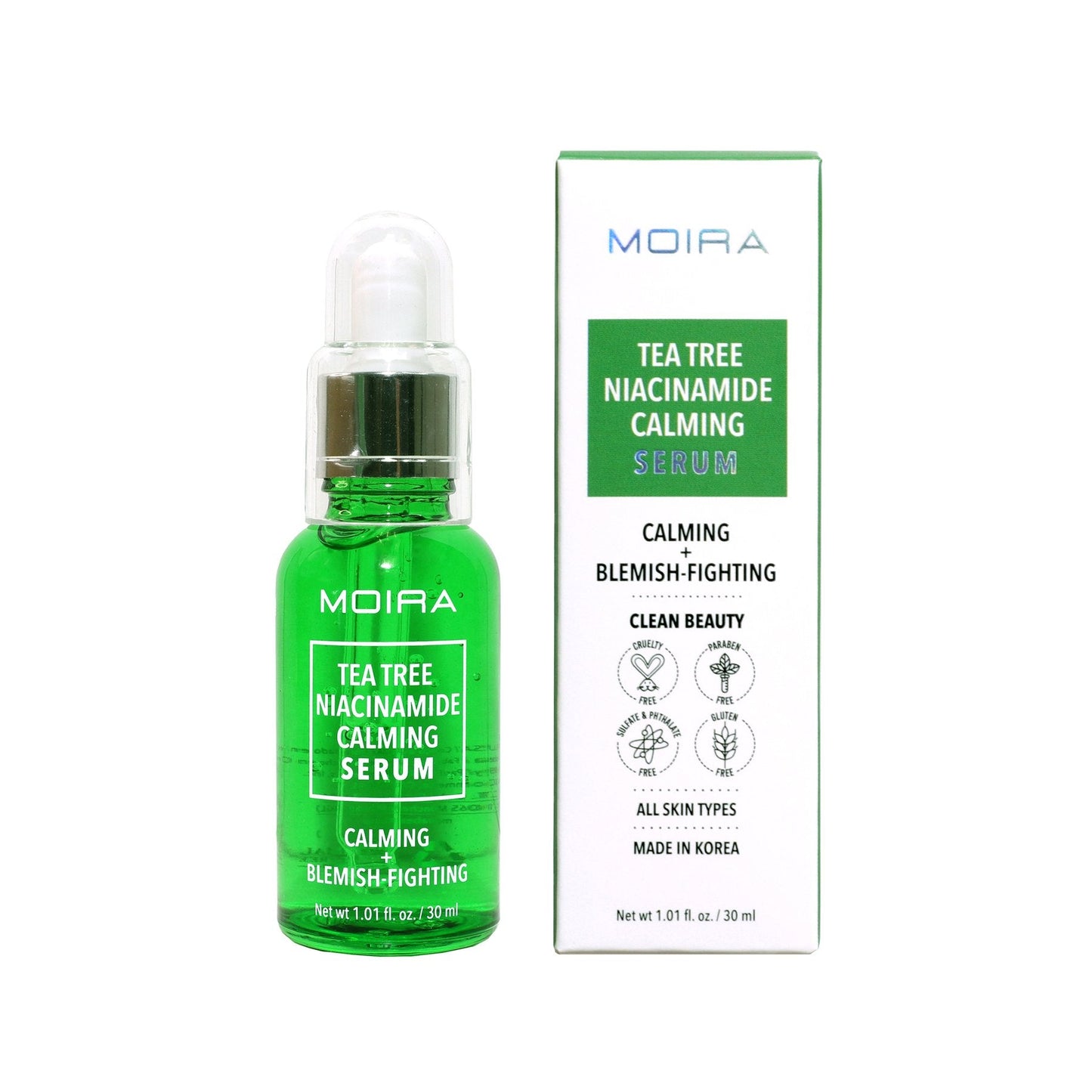 SERUM TEA TREE NIACINAMIDE CALMING SERUM - MOIRA