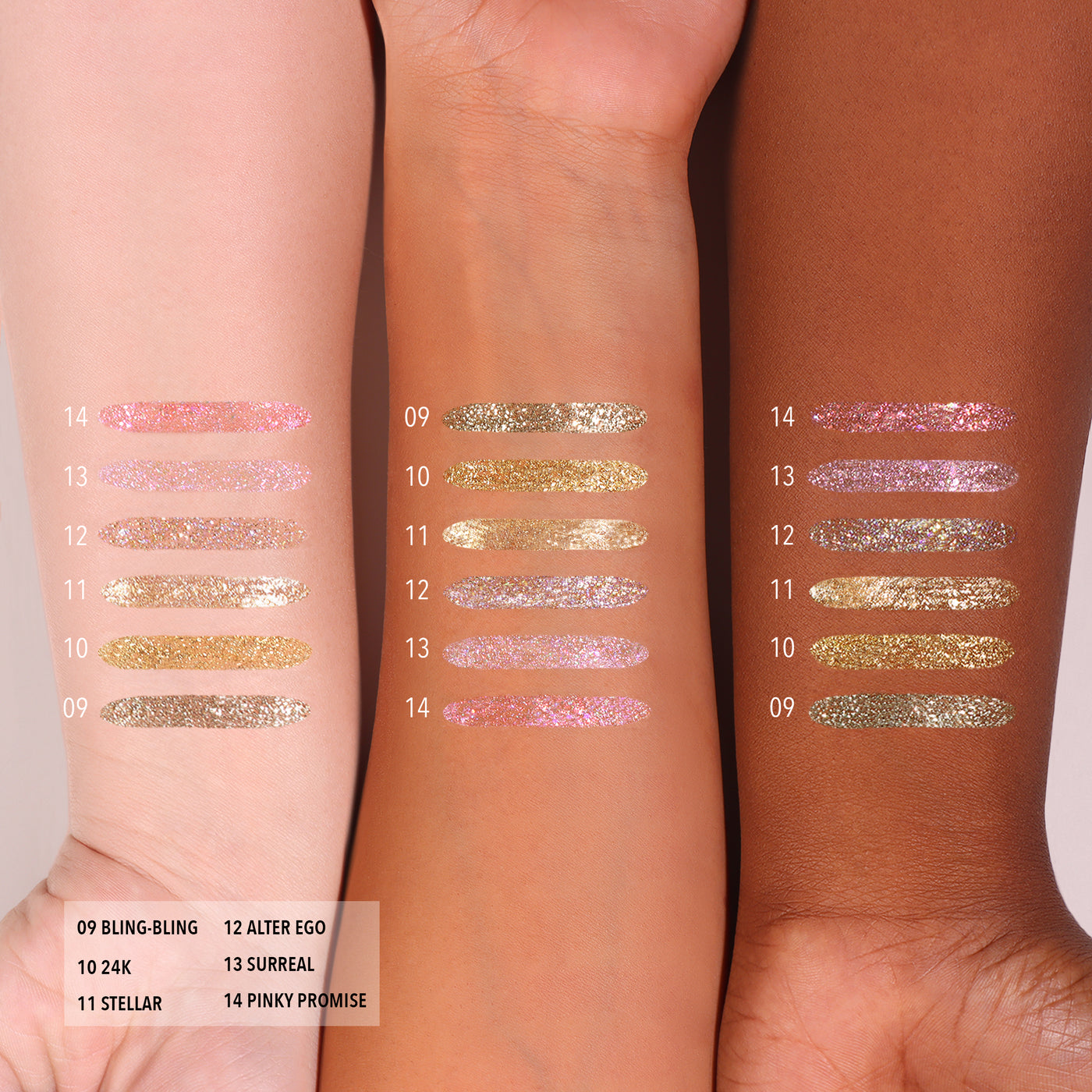 GLITTER GLITTER LINER - MOIRA BEAUTY