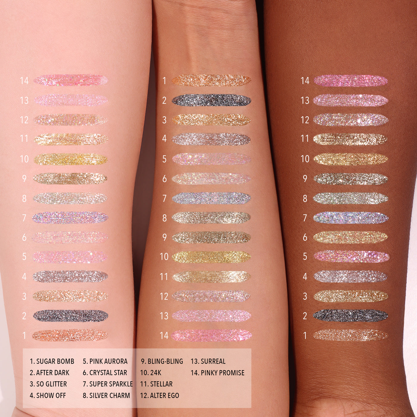 GLITTER GLITTER LINER - MOIRA BEAUTY