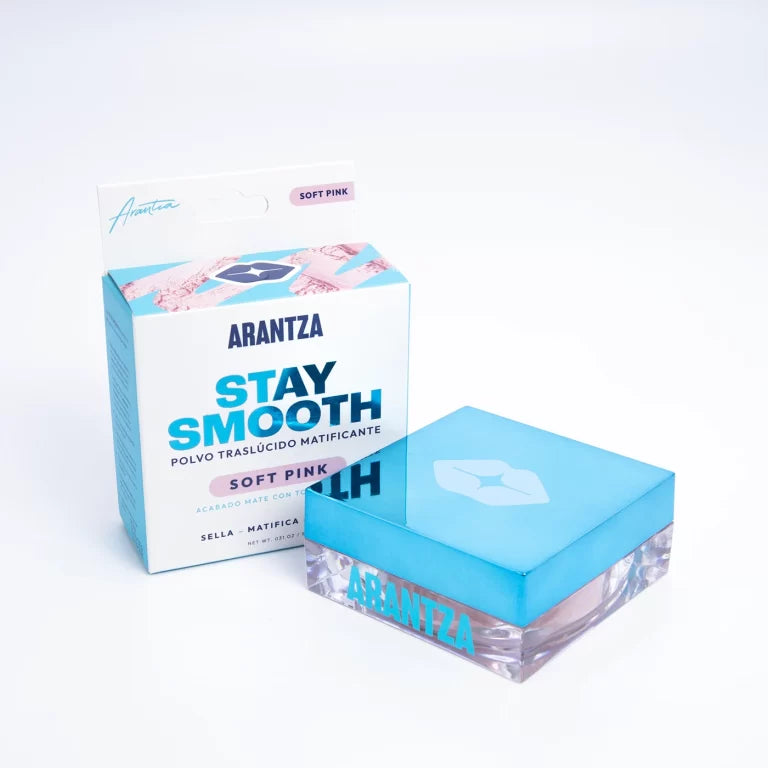STAY SMOOTH POLVO SUELTO SOFT PINK - ARANTZA COSMETICS