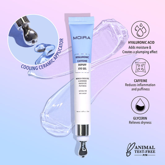 HYALURONIC CAFFEINE DEPUFF EYE GEL - MOIRA