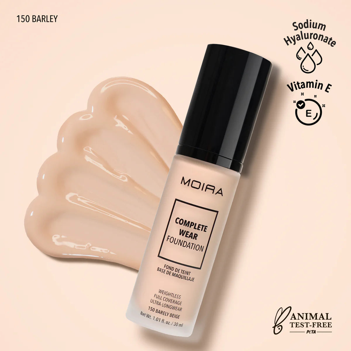 COMPLETE WEAR FOUNDATION - MOIRA BEAUTY
